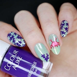 132 Grape, Stamping Neglelak, Colour Alike (u)